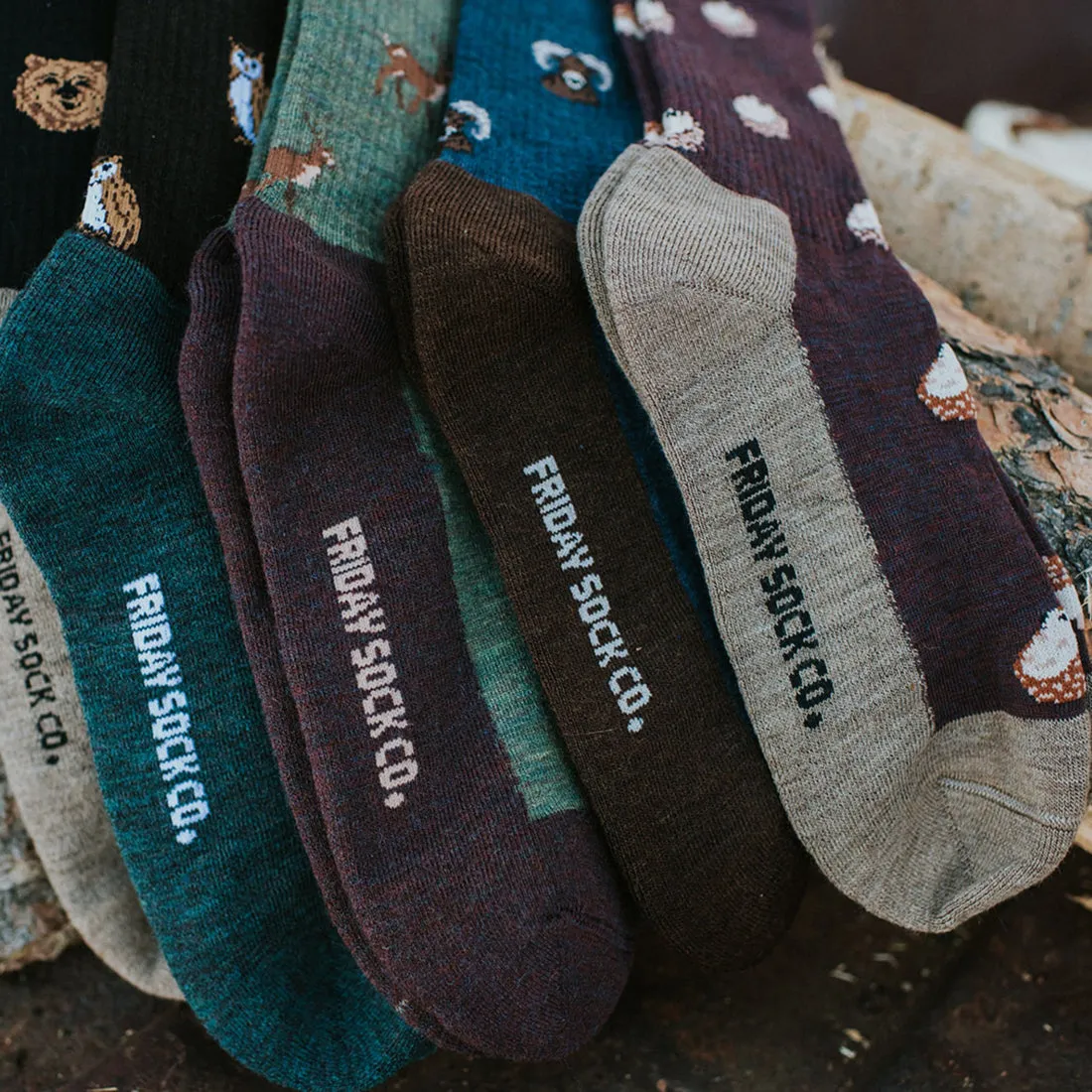 Friday Socks | Women's Owl Wool Socks