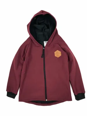 Full Zip Softshell Jacket Maroon