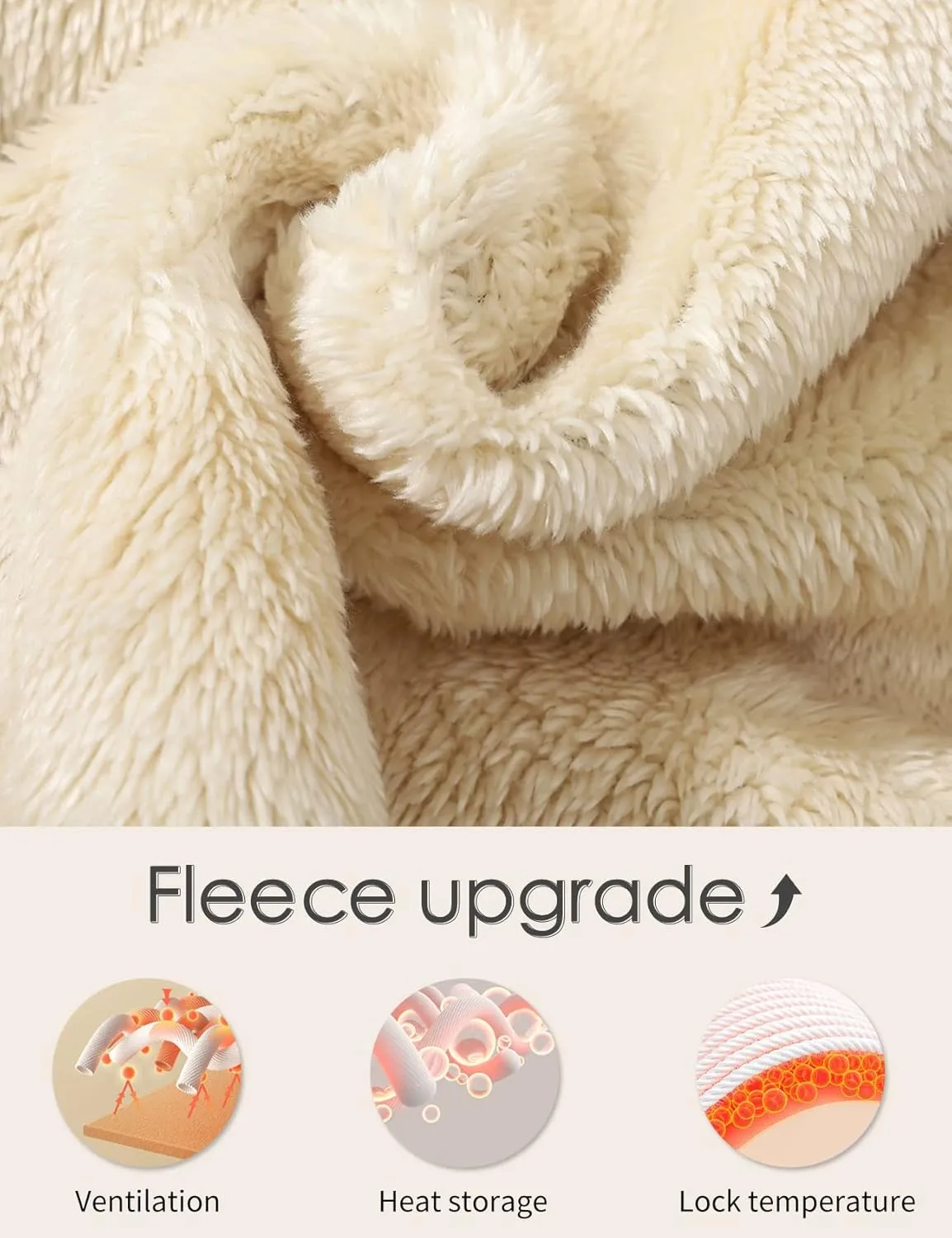 Gihuo Men's Winter Warm Fleece Pants Sherpa Fleece Lined Jogger Pants Sweatpants
