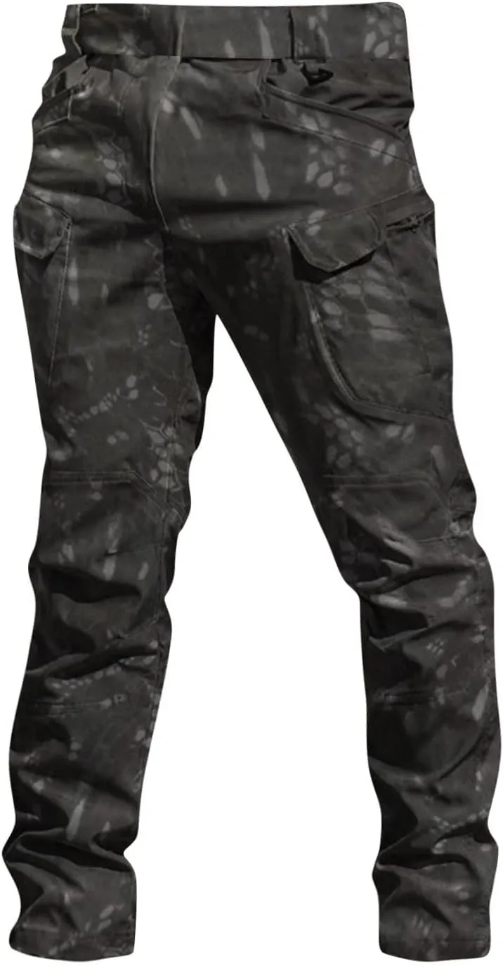 GOFULY Cargo Pants for Men Big and Tall Ripstop Stretch Baggy Pants Special Occasions Trousers Outdoor Pants with Pockets