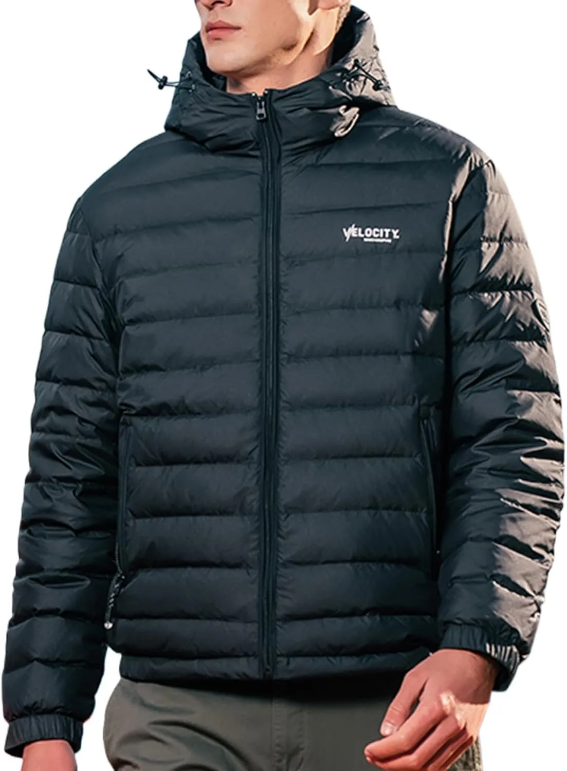 Goose Down Jacket, Warm and Soft Goose Down Jackets Men,Waterproof Windproof Unisex Down Jacket