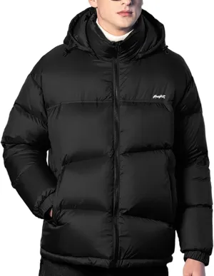 Goose Down Jacket, Warm and Soft Goose Down Jackets Men,Waterproof Windproof Unisex Down Jacket