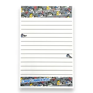 Graffiti Sneakers Lined Notecards