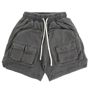 Gray Multi-pockets Tactical Short