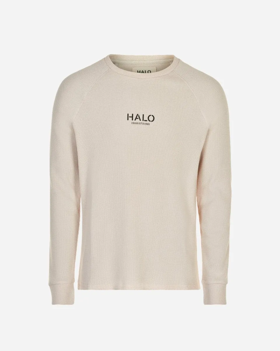 Halo Waffle Longsleeve - Pumice Stone