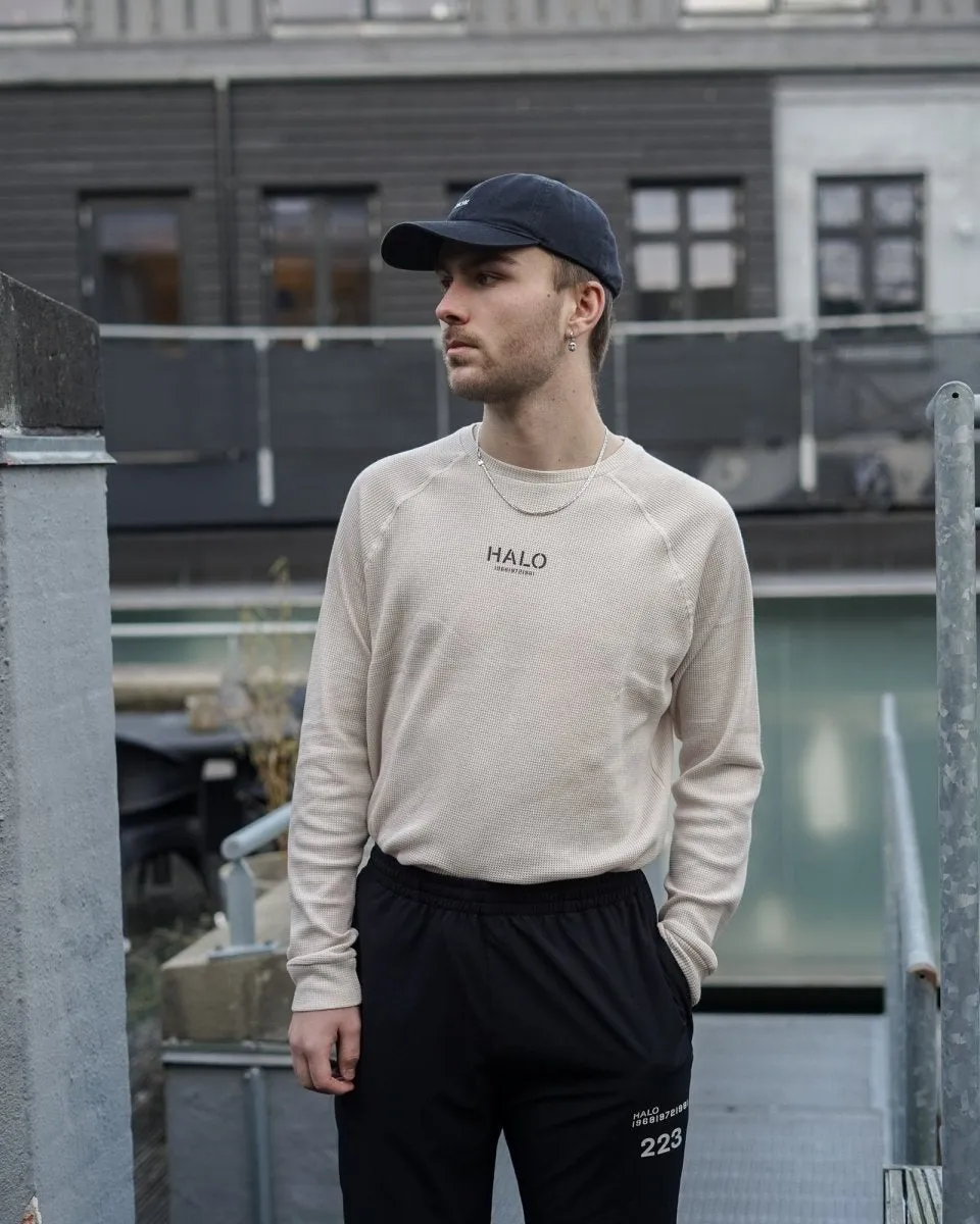 Halo Waffle Longsleeve - Pumice Stone