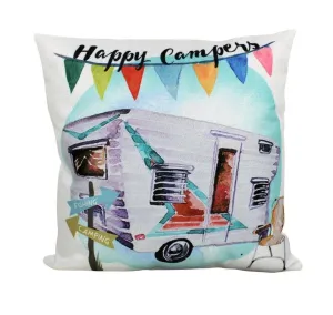 Happy  Camper | Fun Times | Vintage Camper | Pillow Cover | Camper Decorations | Throw Pillow | Camper Gifts | Camper Decor | Gift Ideas