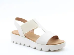 Heavenly Feet Ritz Sandal in Stone