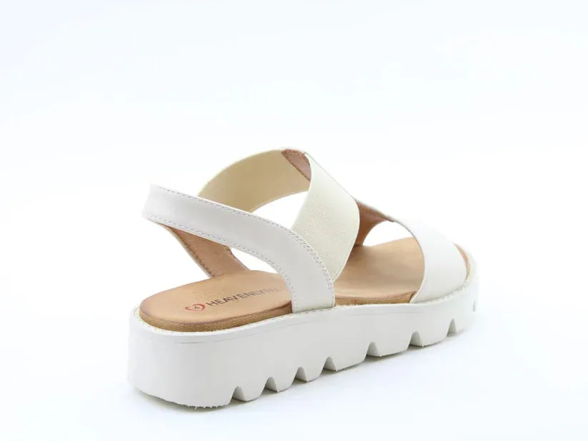 Heavenly Feet Ritz Sandal in Stone