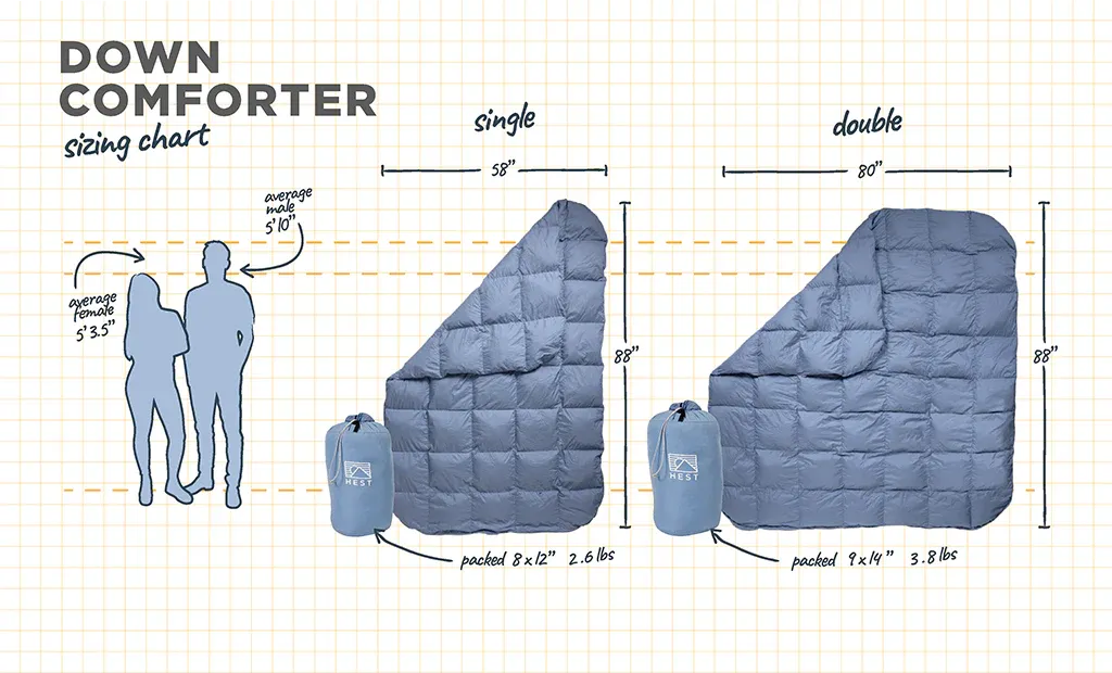 HEST | Down Comforters (B23208GRE)