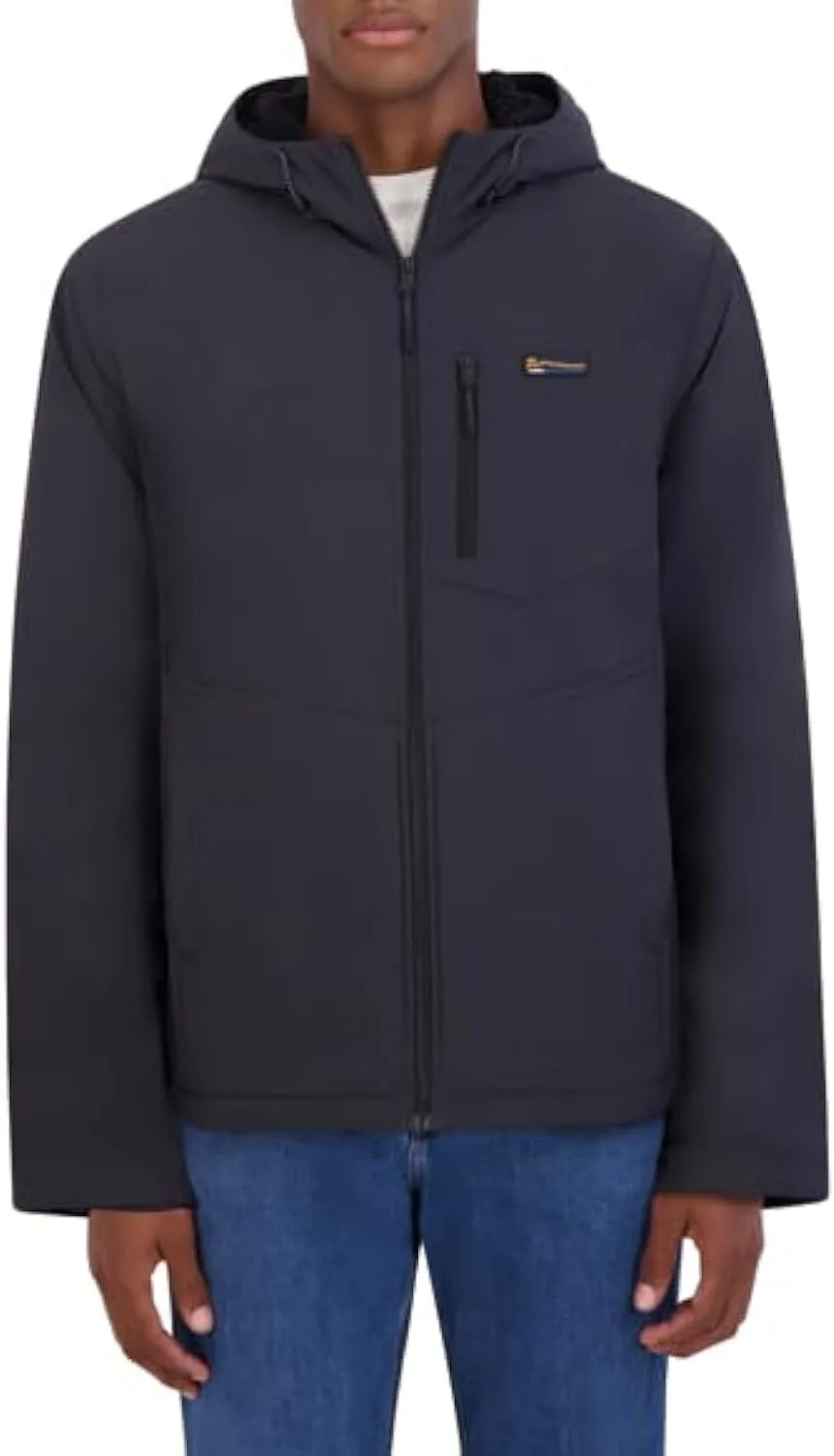 HFX Men's Softshell Water Resistant Sherpa Jacket