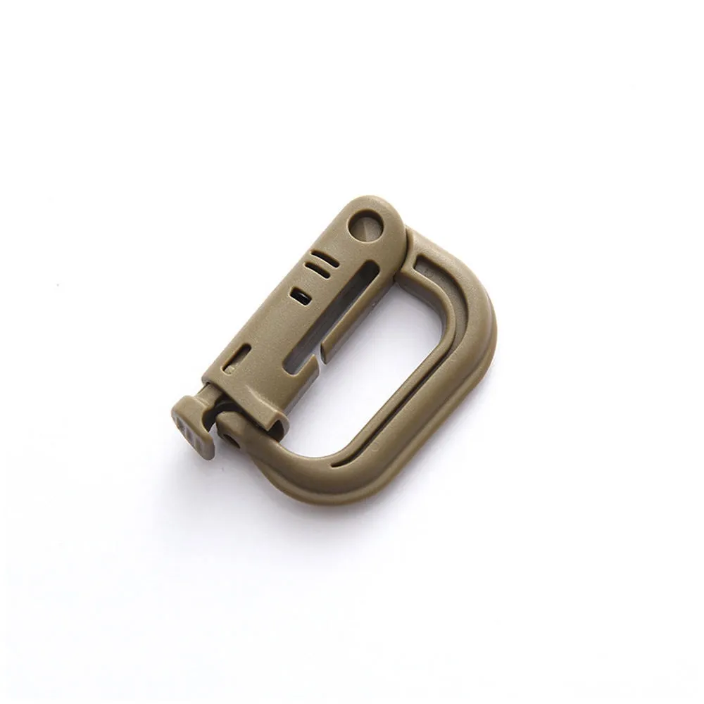 High Quality D-Shaped Tactical Carabiner Climbing Hiking