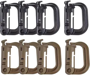 High Quality D-Shaped Tactical Carabiner Climbing Hiking