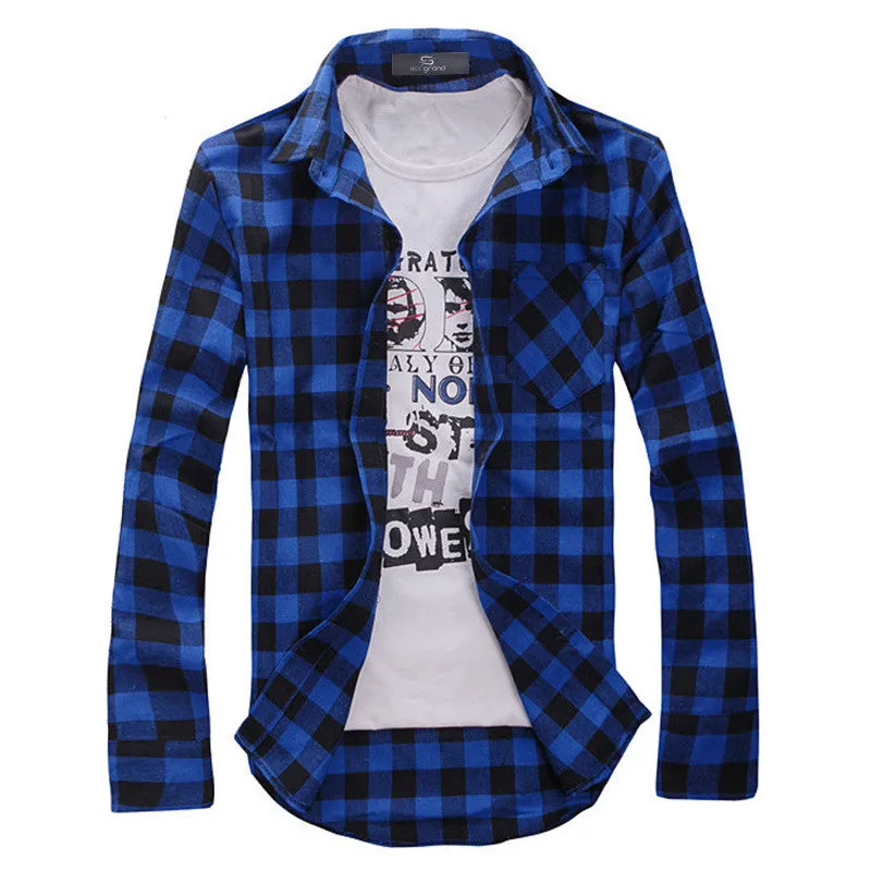 High Quality Long Sleeve Slim Shirt For Men