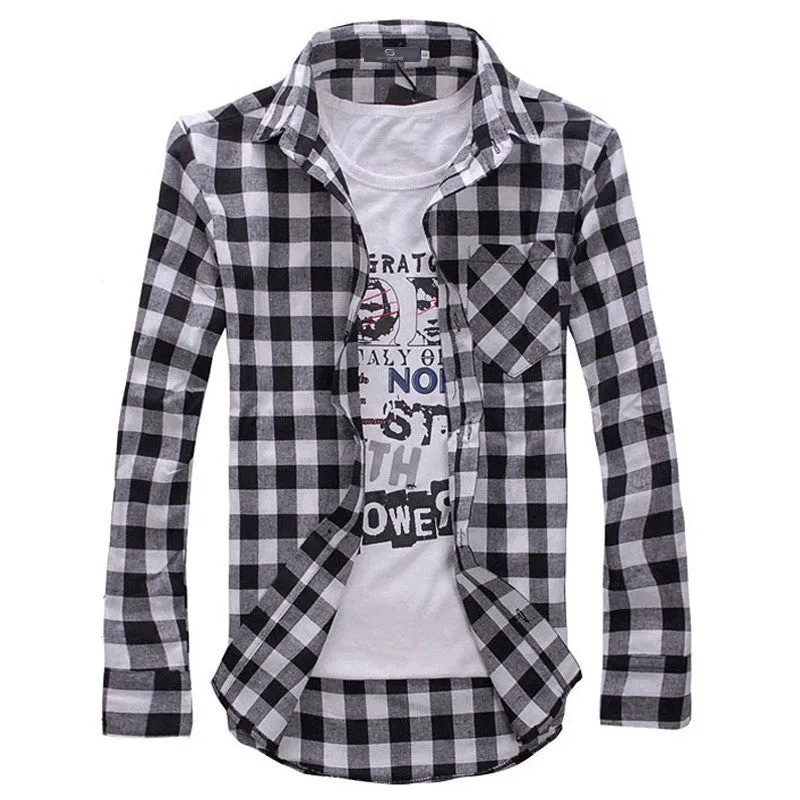 High Quality Long Sleeve Slim Shirt For Men