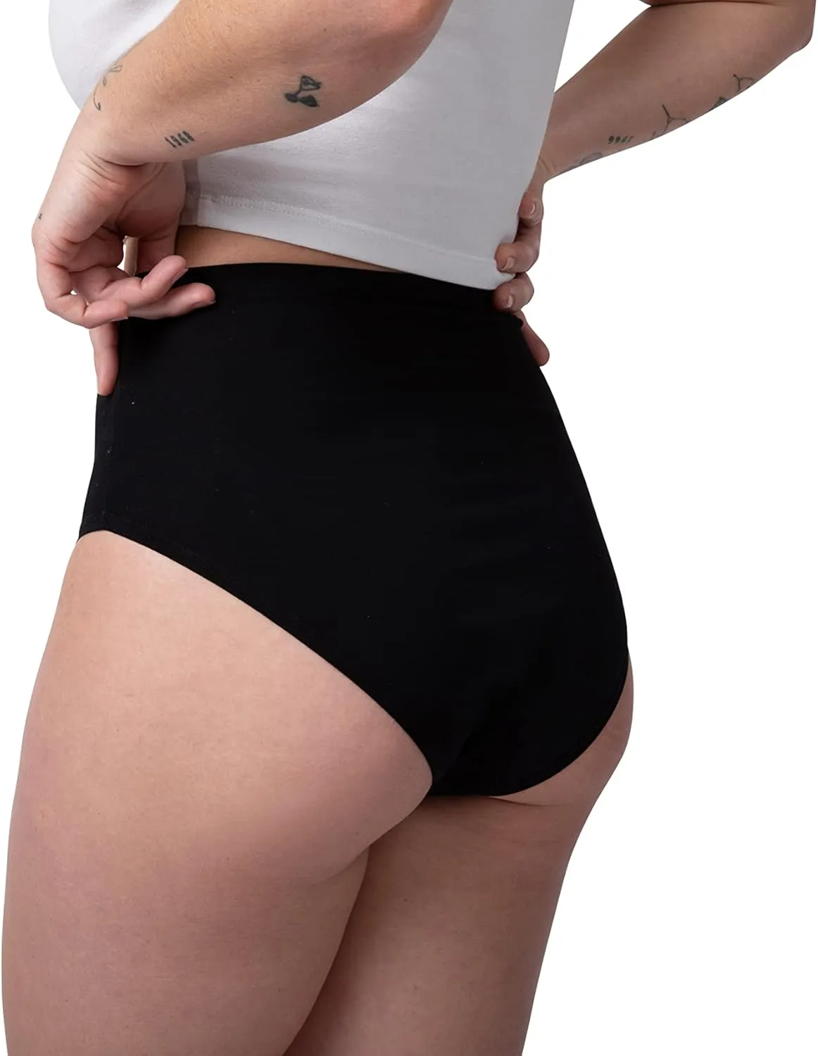 High Waisted Underwear For Women, Breathable Ladies Briefs