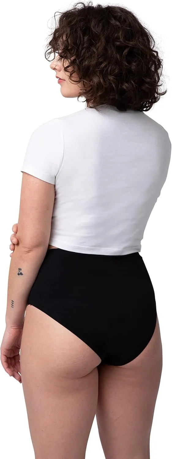 High Waisted Underwear For Women, Breathable Ladies Briefs
