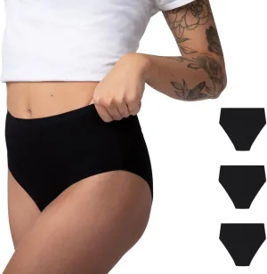 High Waisted Underwear For Women, Breathable Ladies Briefs