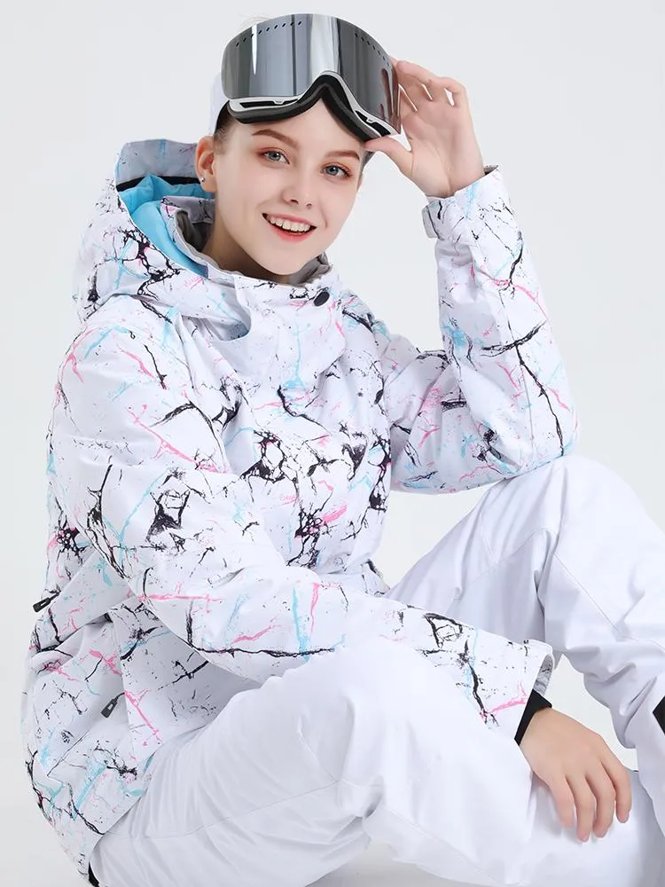 High Waterproof Colorful Metropolis Women's Ski Jacket
