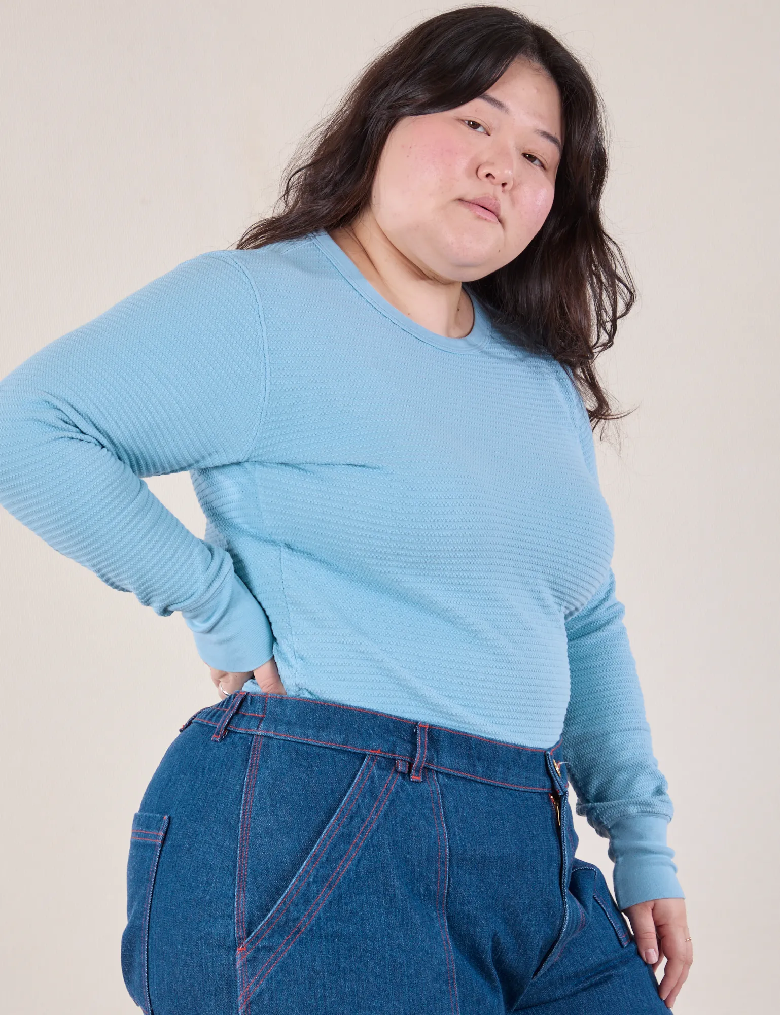 Honeycomb Thermal - Baby Blue