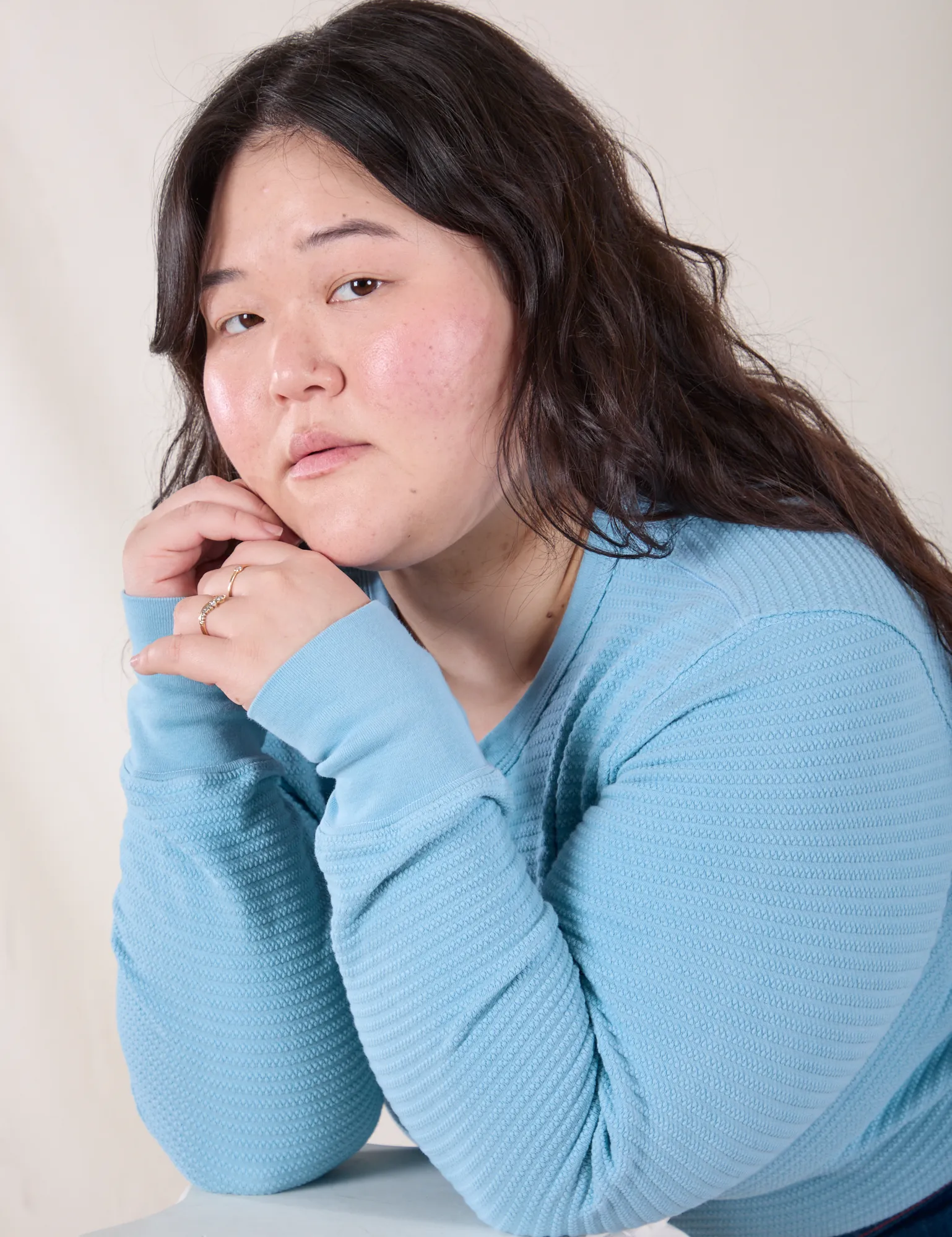 Honeycomb Thermal - Baby Blue