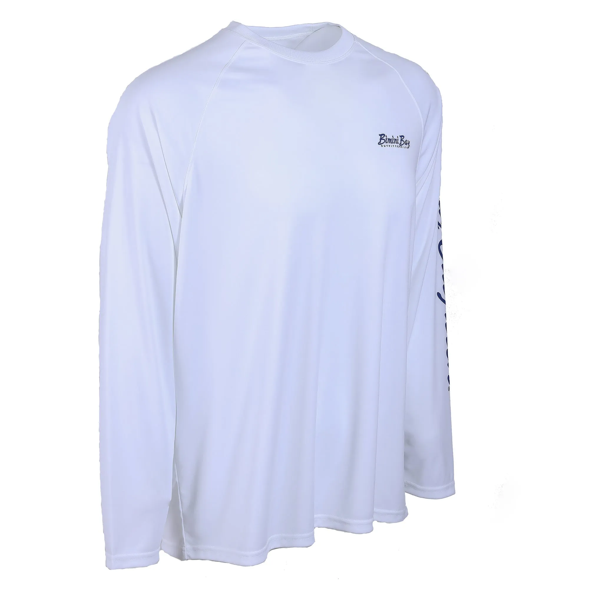 Hook M' Men's Long Sleeve Shirt - Offshore Slam 4 White