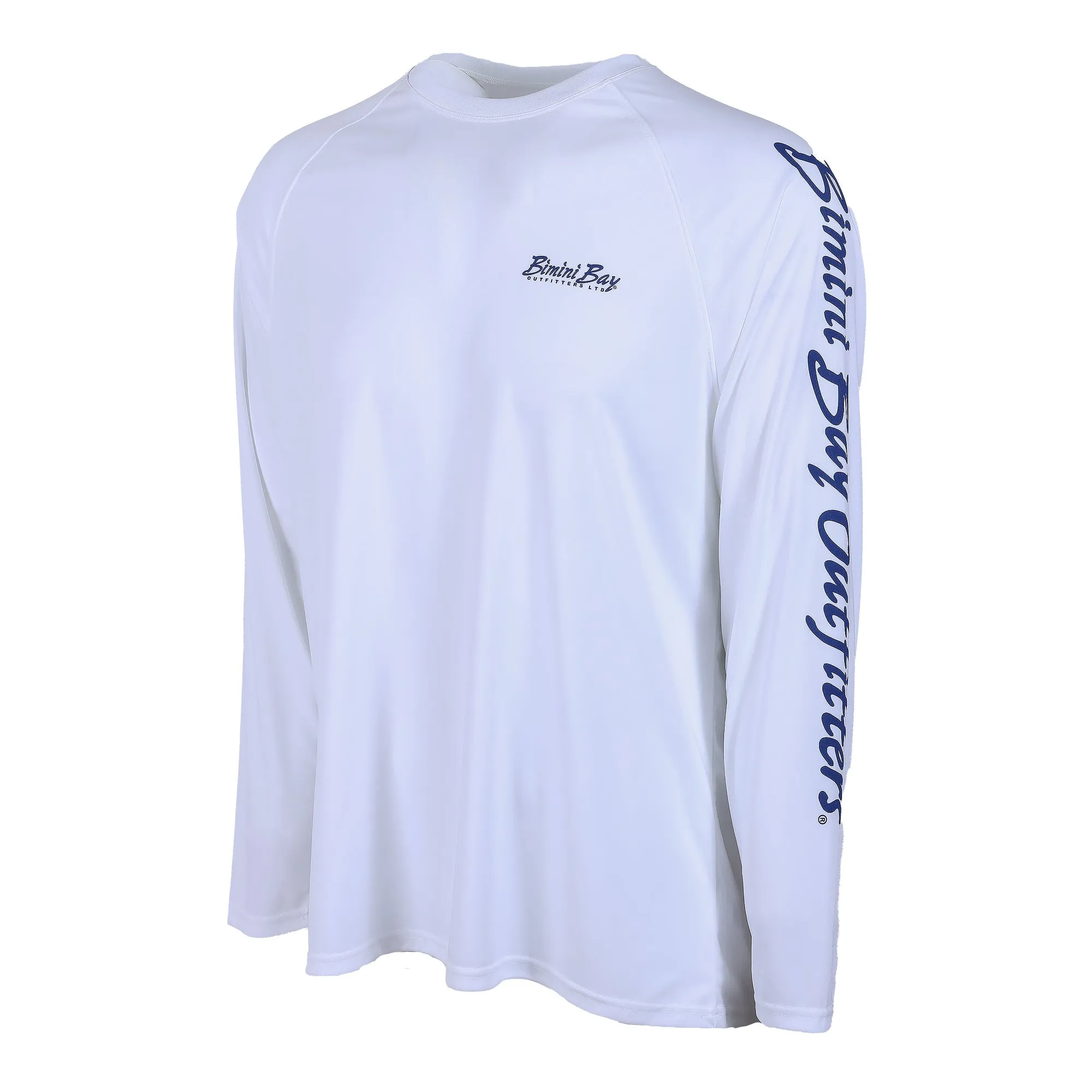 Hook M' Men's Long Sleeve Shirt - Offshore Slam 4 White