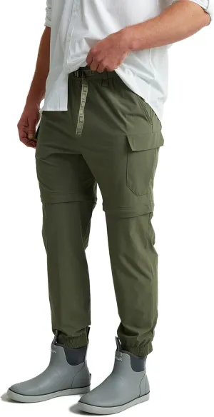 HUK Creekbed Convertible, Performance Zip Off Fishing Pants for Men