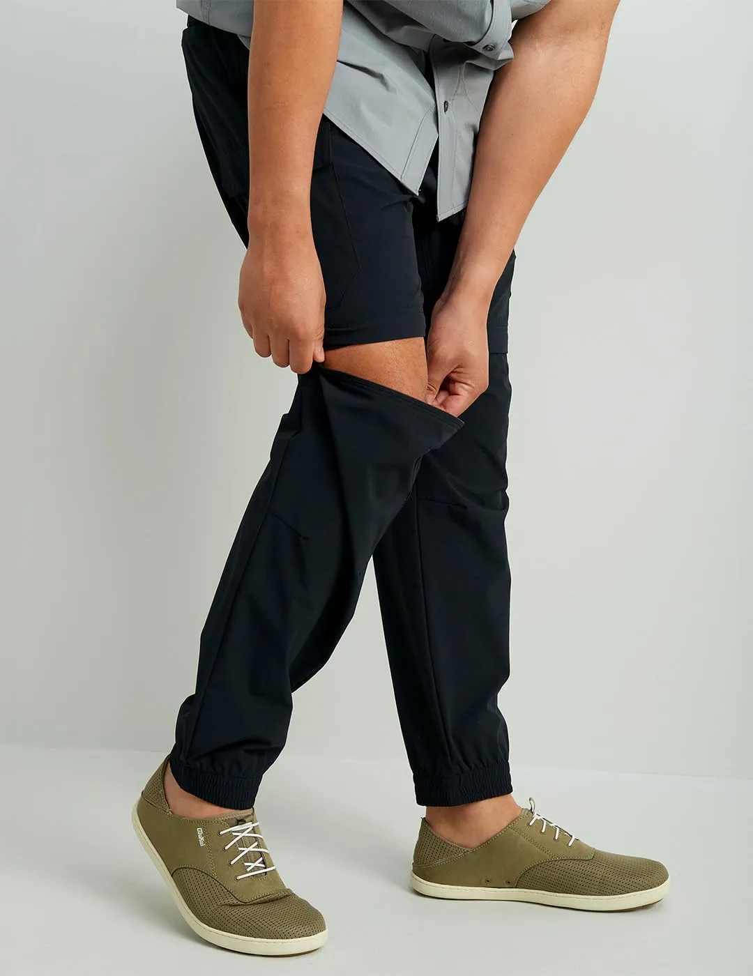 HUK Creekbed Convertible, Performance Zip Off Fishing Pants for Men