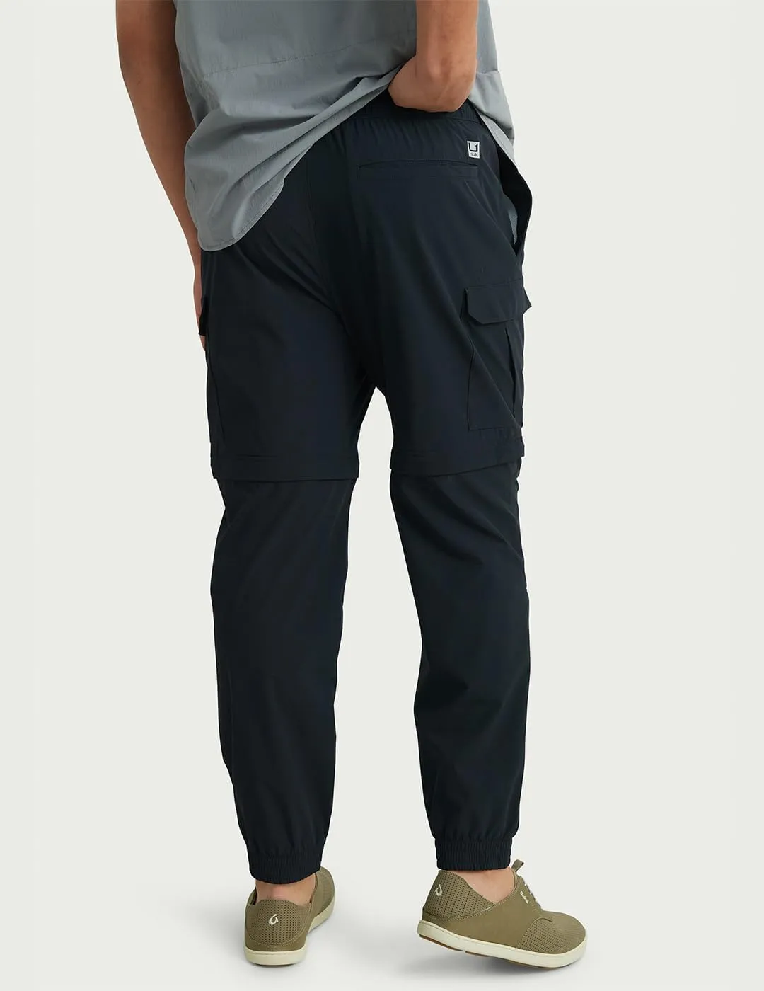HUK Creekbed Convertible, Performance Zip Off Fishing Pants for Men
