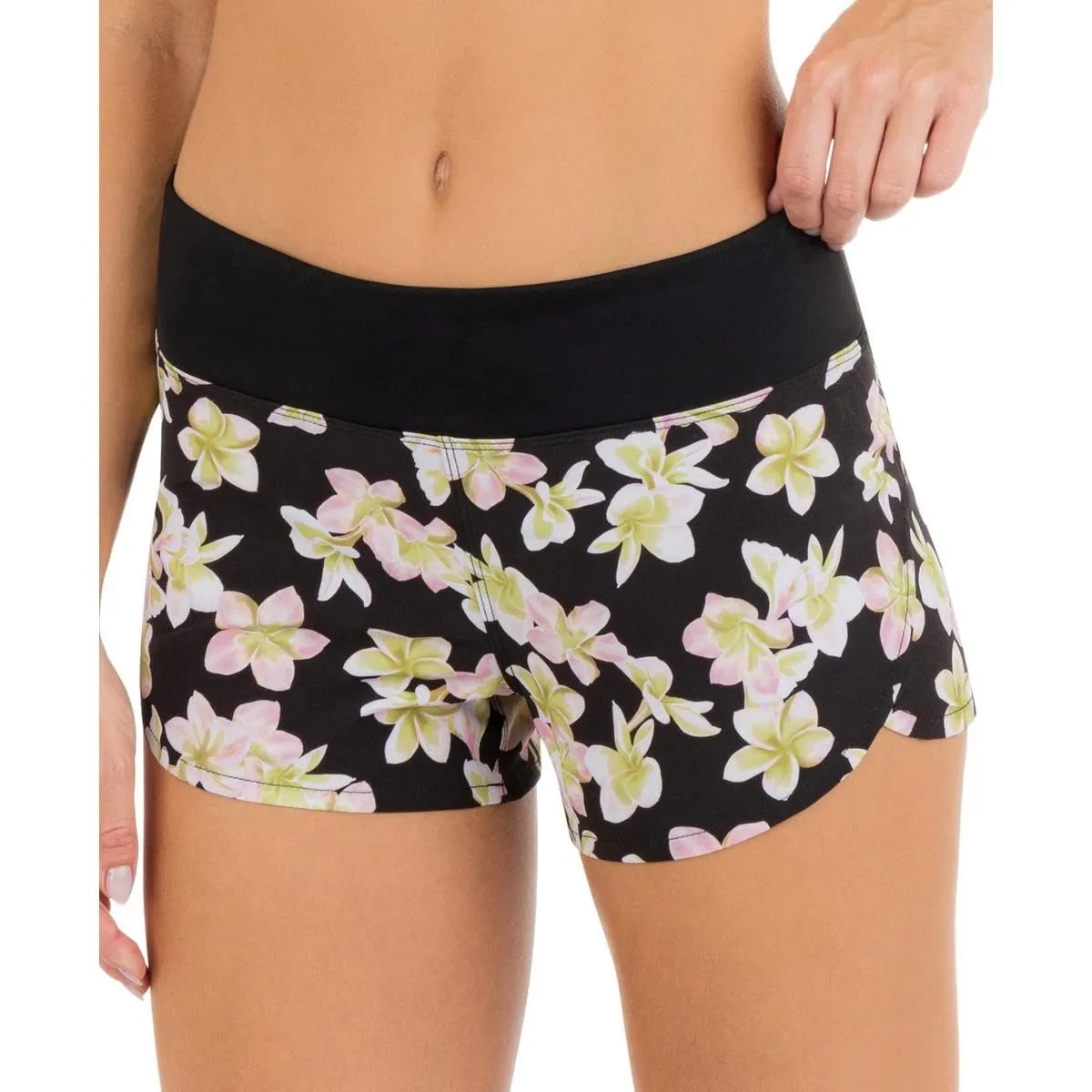 Hurley Women's Standard 2.5-Inch Soft-Waistband Board Shorts, Plumeria