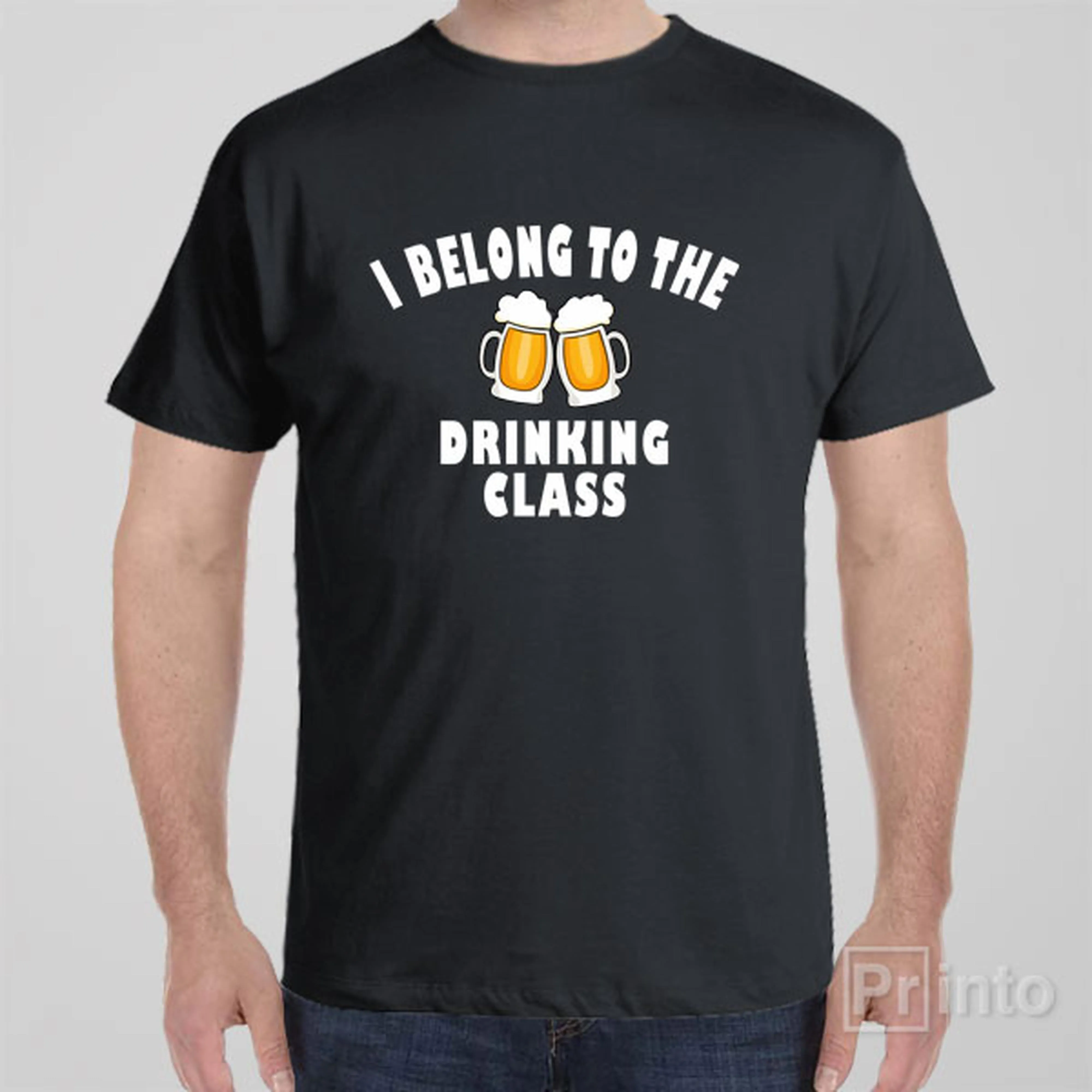I belong to the drinking class - T-shirt