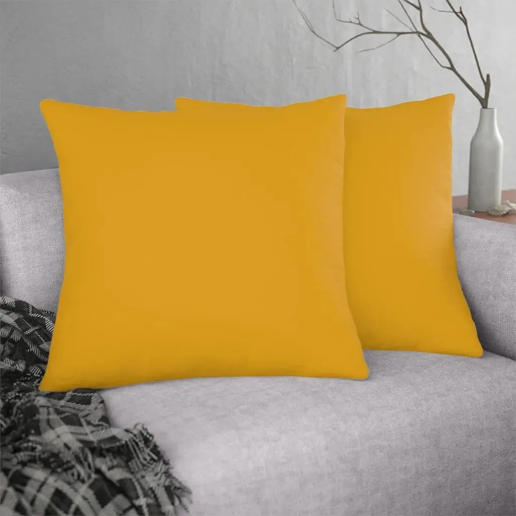 Indoor Or Outdoor Throw Pillow For Home Or Housewarming Gift, Golden Y