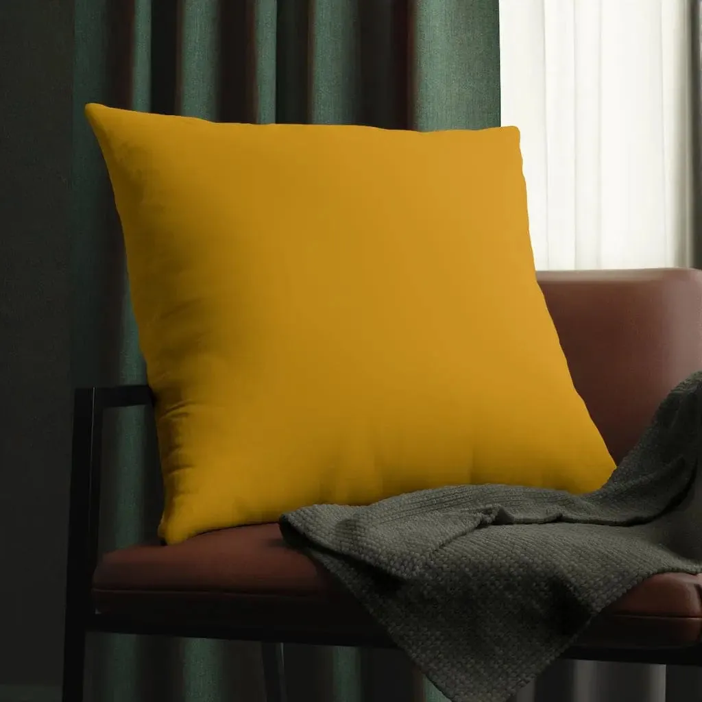 Indoor Or Outdoor Throw Pillow For Home Or Housewarming Gift, Golden Y