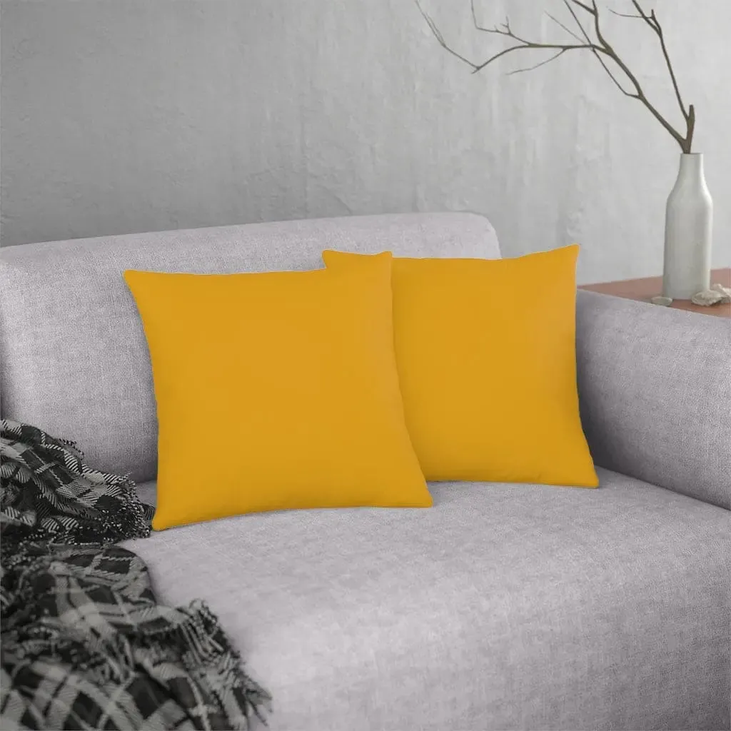 Indoor Or Outdoor Throw Pillow For Home Or Housewarming Gift, Golden Y