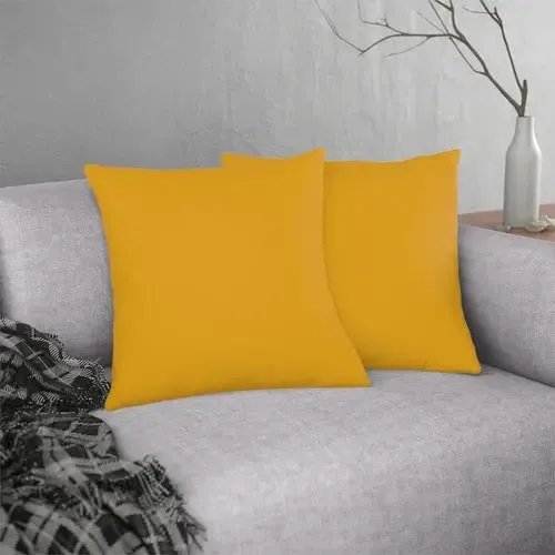 Indoor Or Outdoor Throw Pillow For Home Or Housewarming Gift, Golden Y