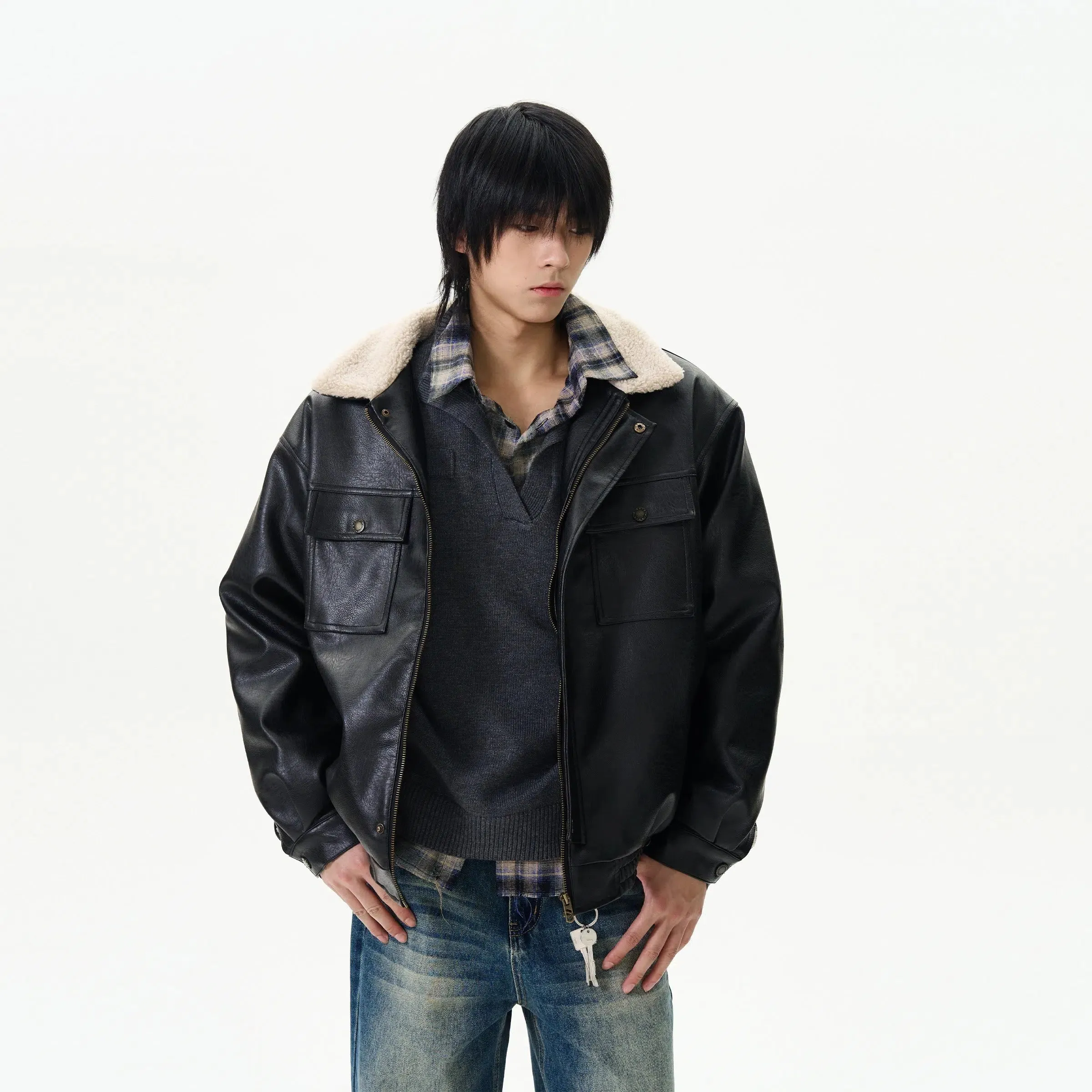 Insulated Leather Jacket
