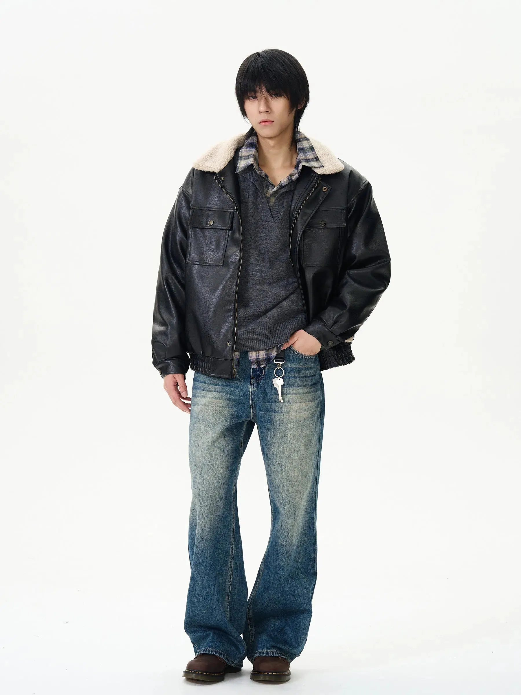 Insulated Leather Jacket