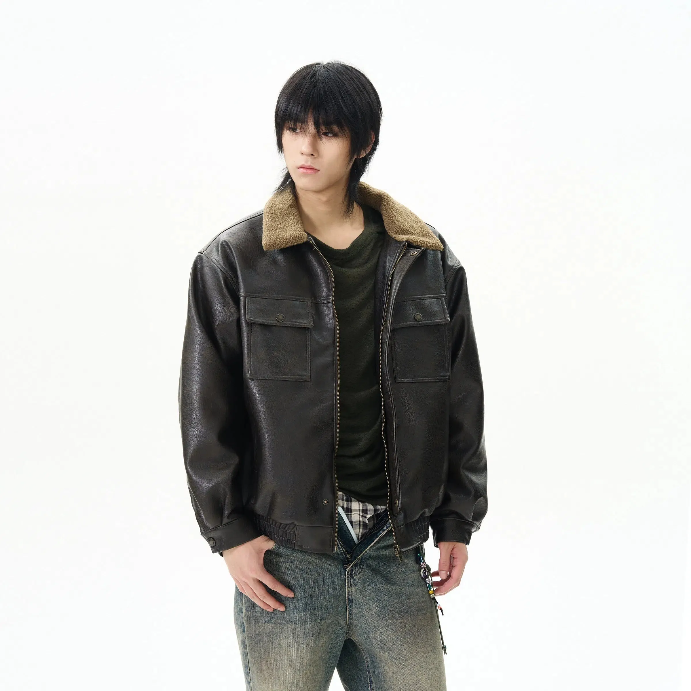 Insulated Leather Jacket