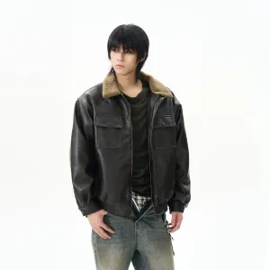 Insulated Leather Jacket