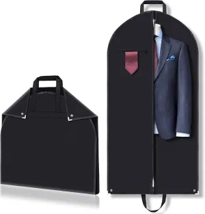 inzeyoz 118 cm High-Quality Garment Bag, Breathable Garment Bag Suit, Breathable & Moth Protection Garment Bags with Handles - Ideal for Travel