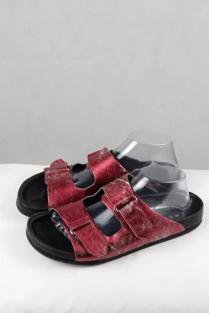IRO Red Sandals 11