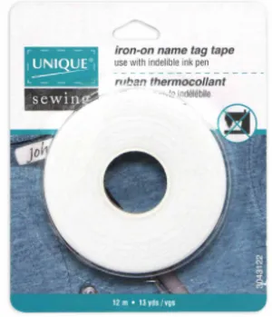 Iron - On Name Tag Tape