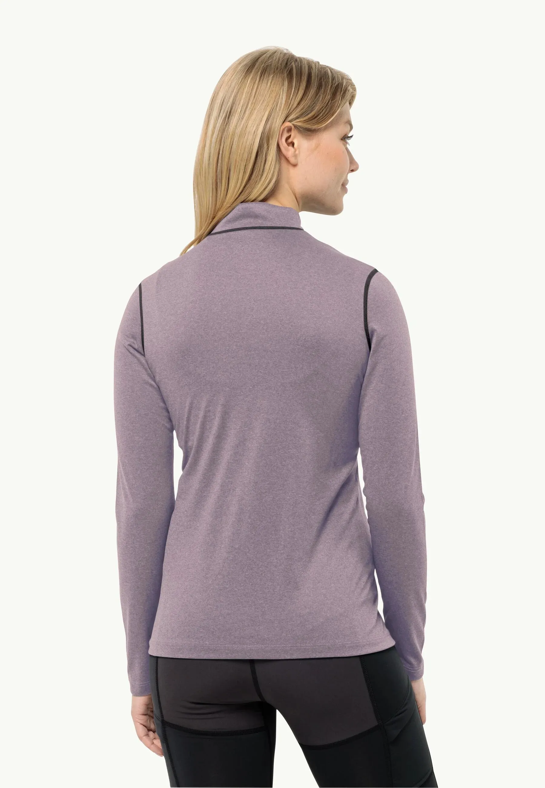 Jack Wolfskin Sky Thermal Half Zip Womens Wild Blossom