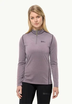 Jack Wolfskin Sky Thermal Half Zip Womens Wild Blossom