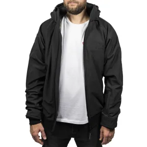 John Doe Softshell 2 In 1 Hooded Textile Jacket With XTM Fiber Black