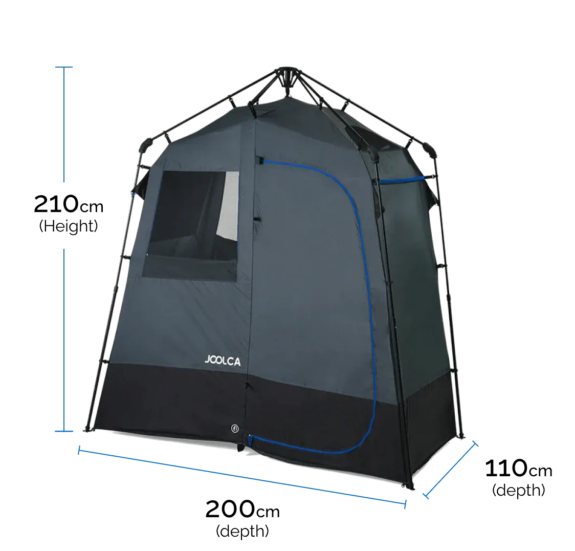 JOOLCA | ENSUITE Double Automatic Two-Room Shower Tent