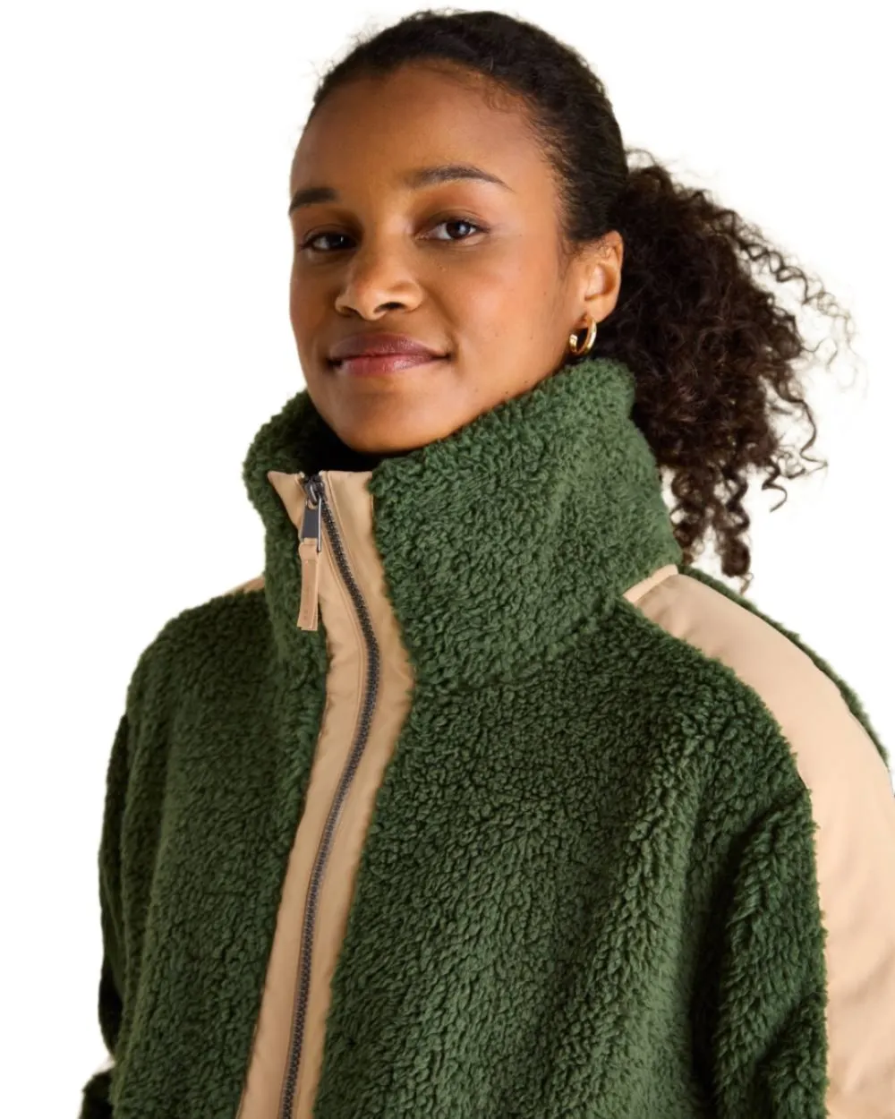Joules Tilly Half Zip Borg Fleece