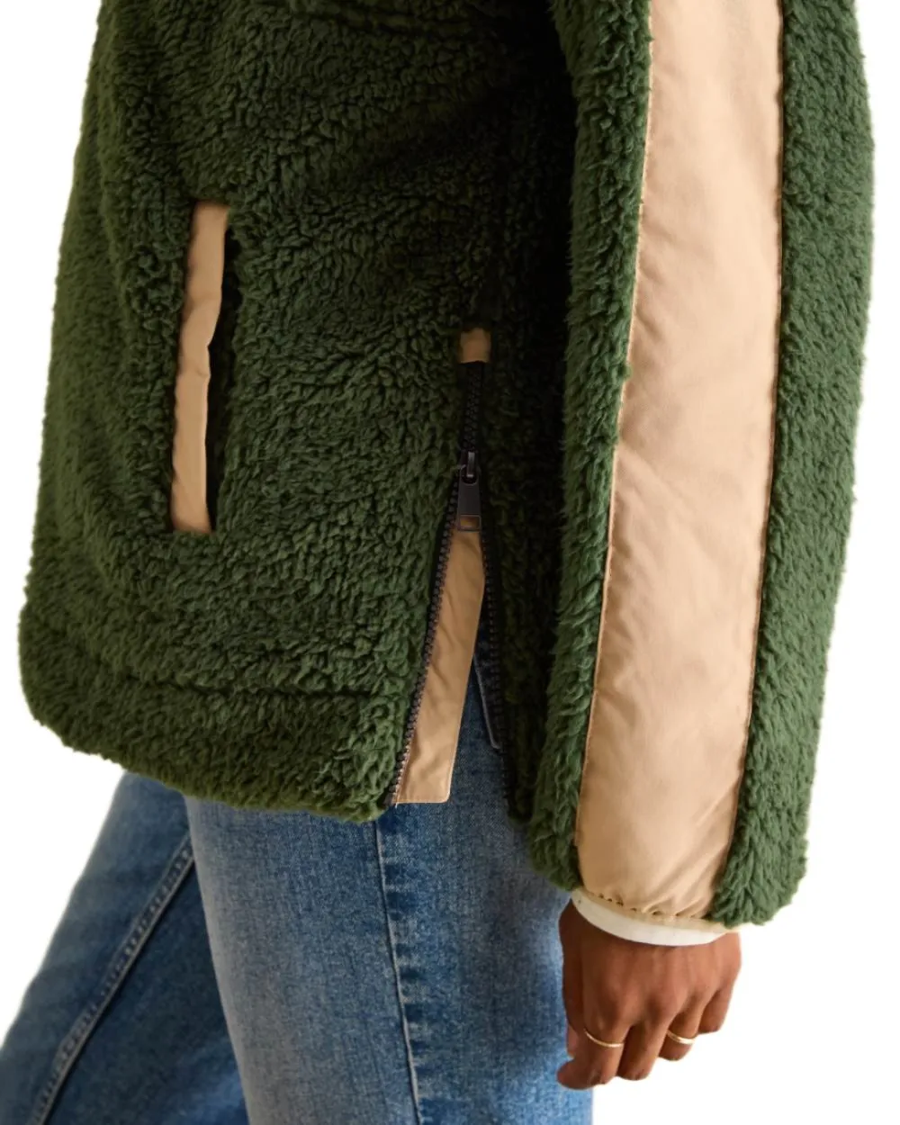 Joules Tilly Half Zip Borg Fleece