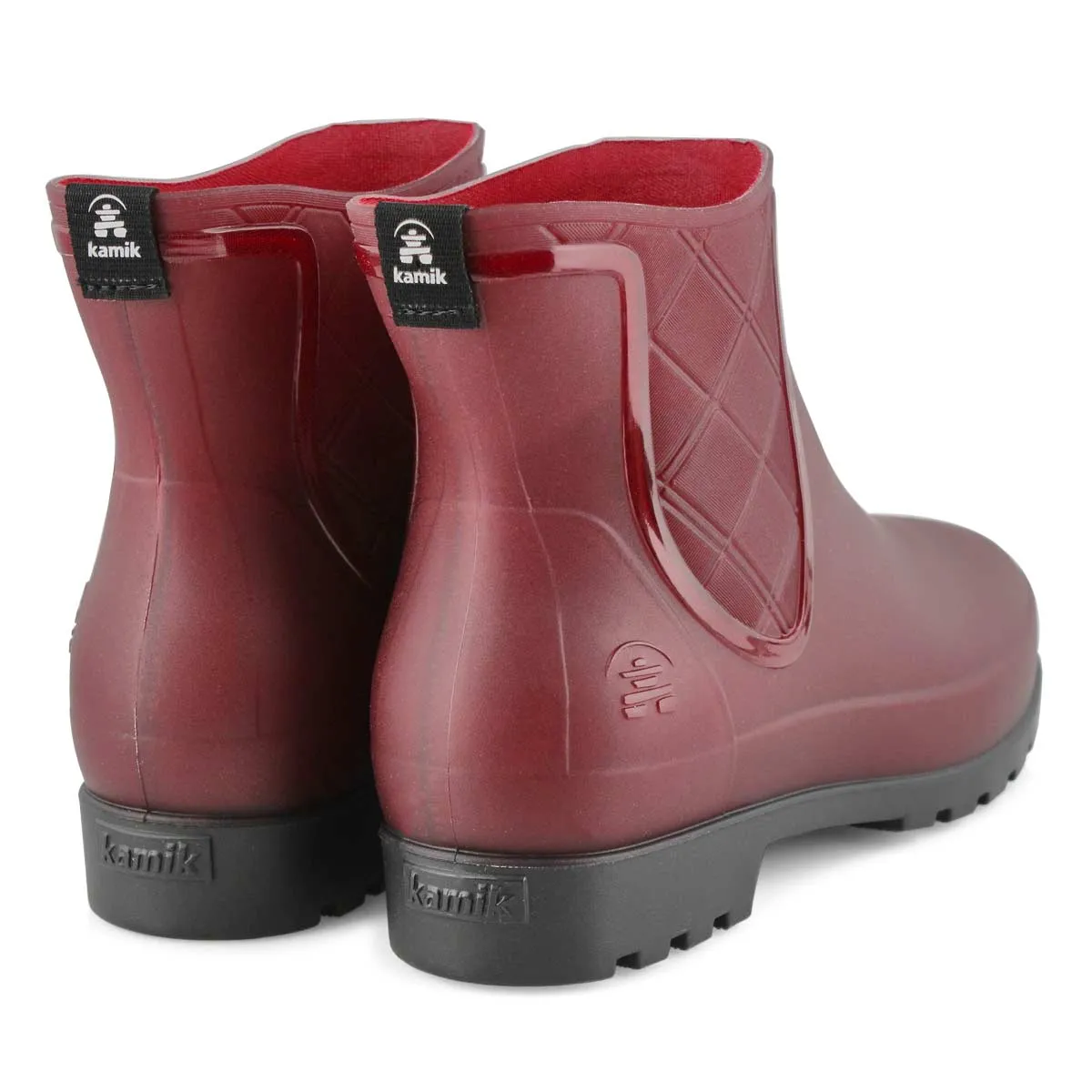 Kamik- Women's Rain Boots Pippa Dark Red